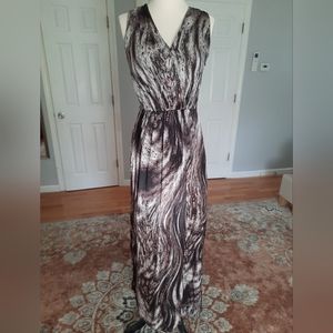 Magachoni silk maxi dress